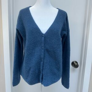 Sezane Women's Blue Cardigan